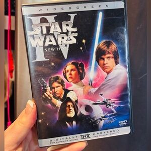 Star Wars Episode IV: A New Hope (Black DVD) white screen
